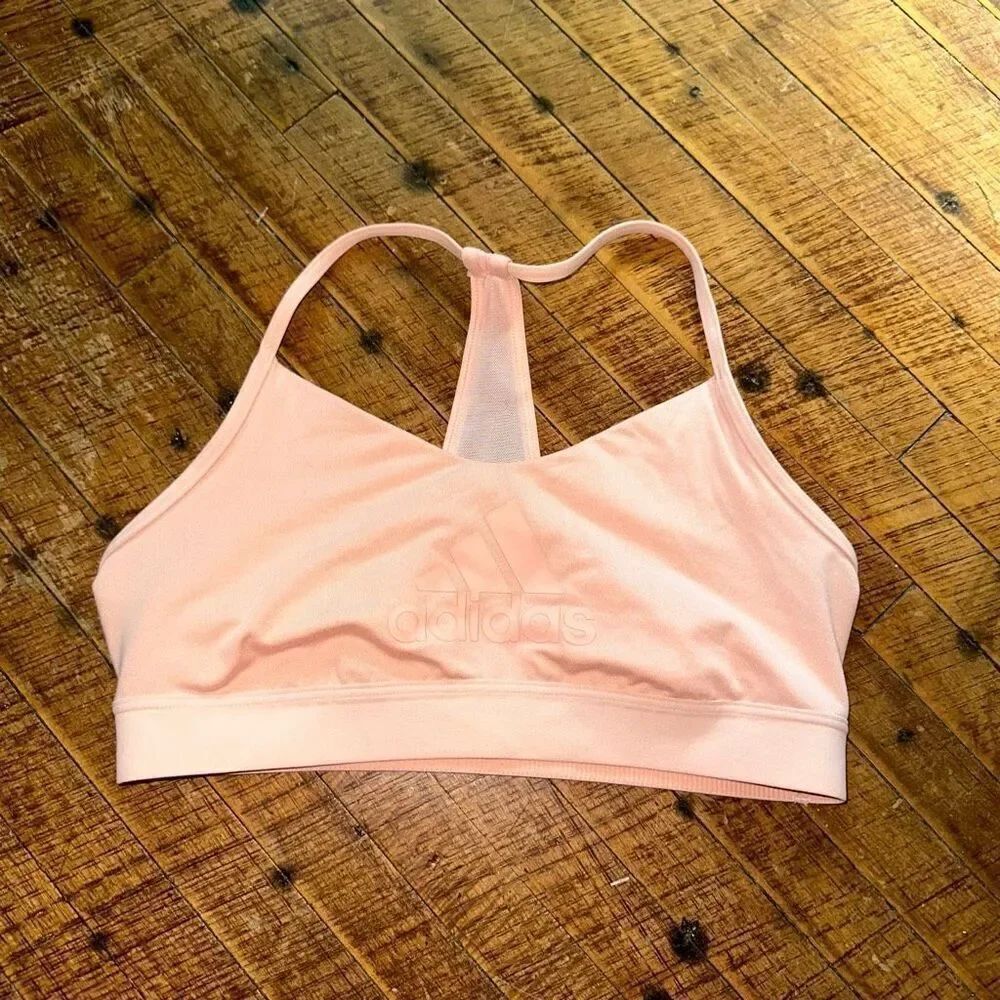 Adidas peachy Athleisure workout S sporty workout bra